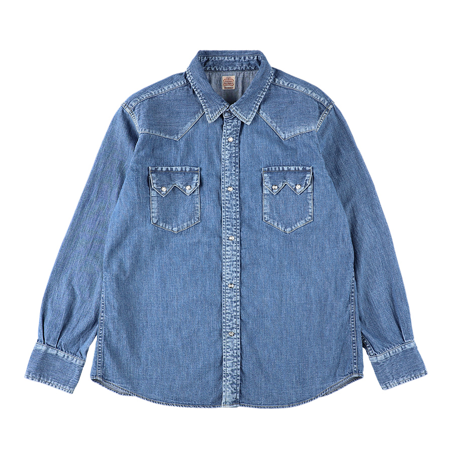 25aw-denim-western-shirt-top-