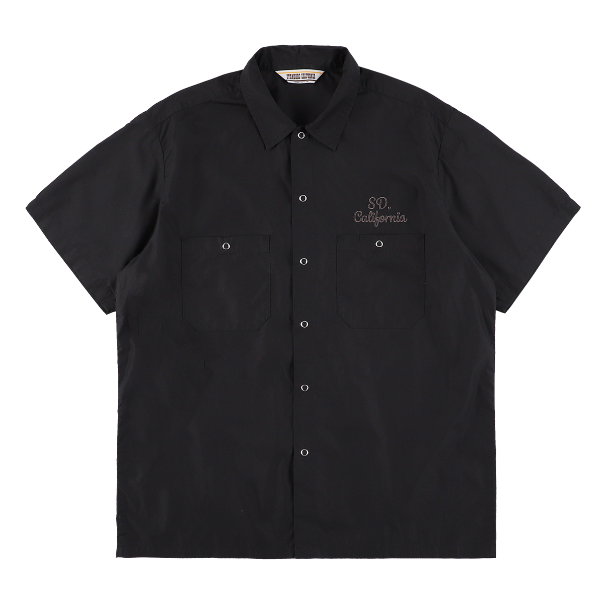 STANDARD CALIFORNIA ワークシャツブラックXL SD Dress Work Shirt Short Sleeve : STANDARD CALIFORNIA OFFICIAL
