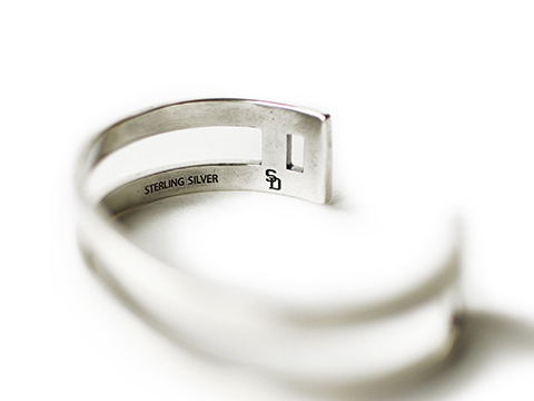 スタンダードカリフォルニア SD Two Lines Bangle バングル - バングル