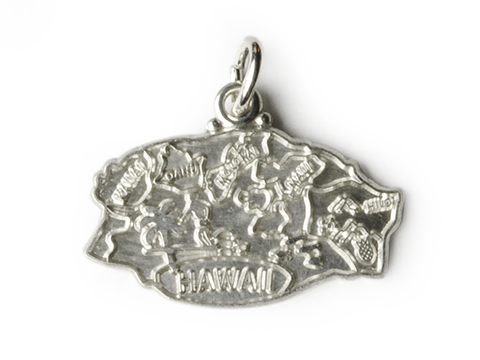 Wells Sterling Silver Charm HAWAII : STANDARD CALIFORNIA OFFICIAL