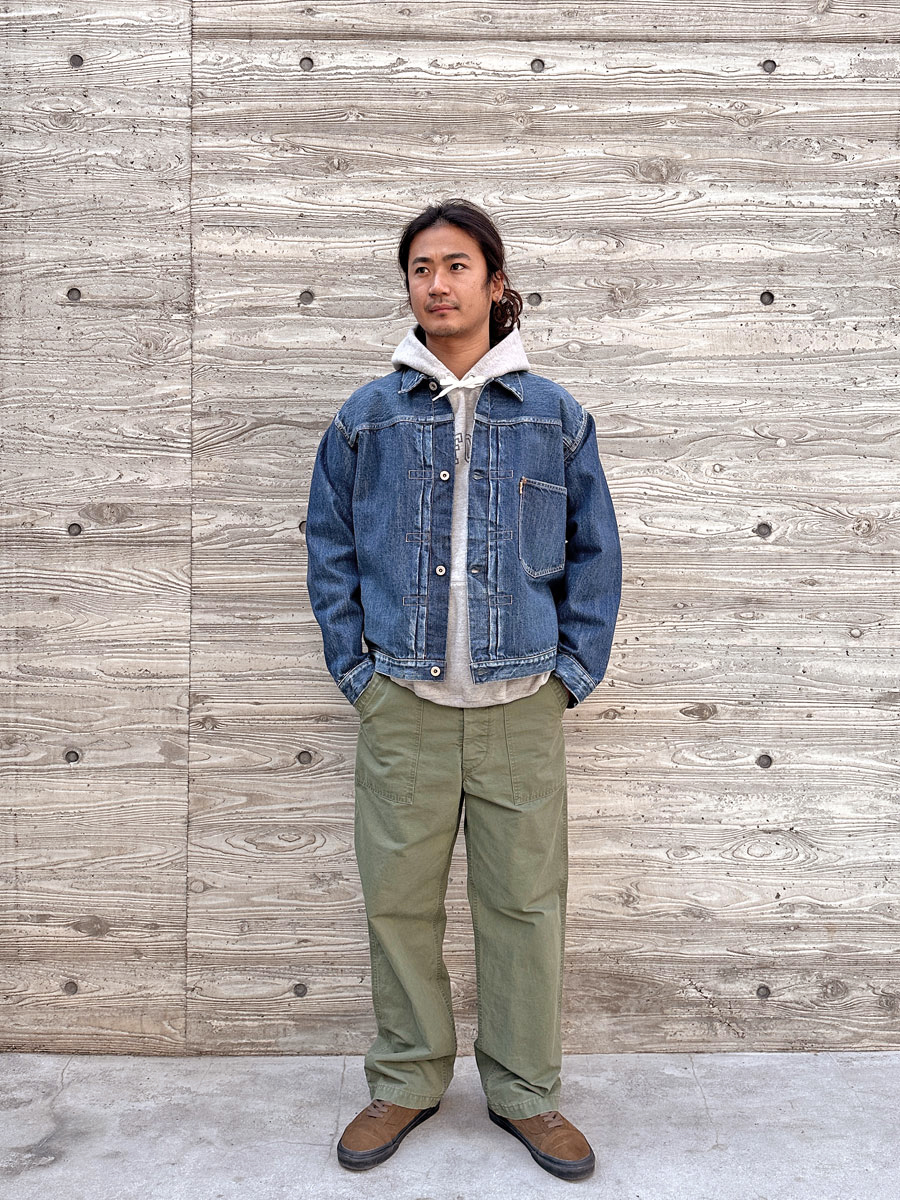 Standard California Denim Jacket S996 WW Ⅱ Vintage Wash delivery