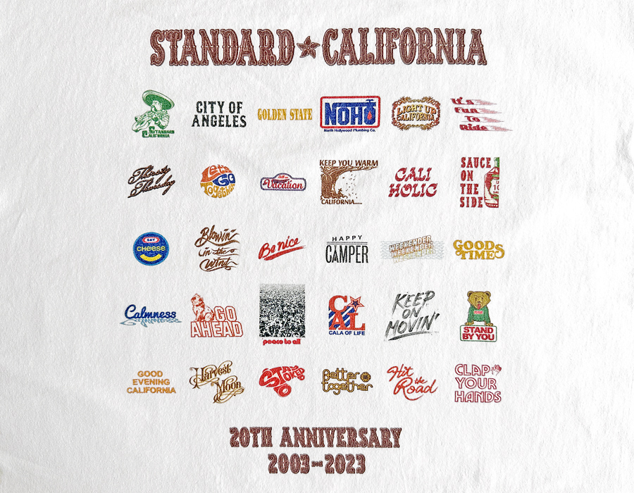 Standard California 20th Anniversary Logo T. ｜ STANDARD