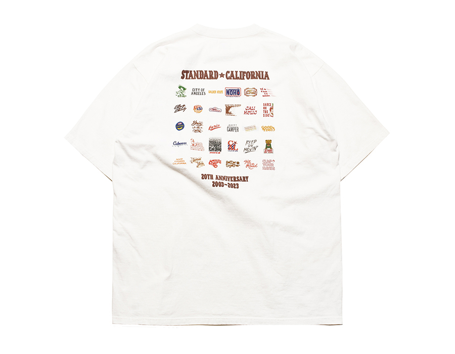 Standard California 20th Anniversary Logo T delivery!! ｜ STANDARD