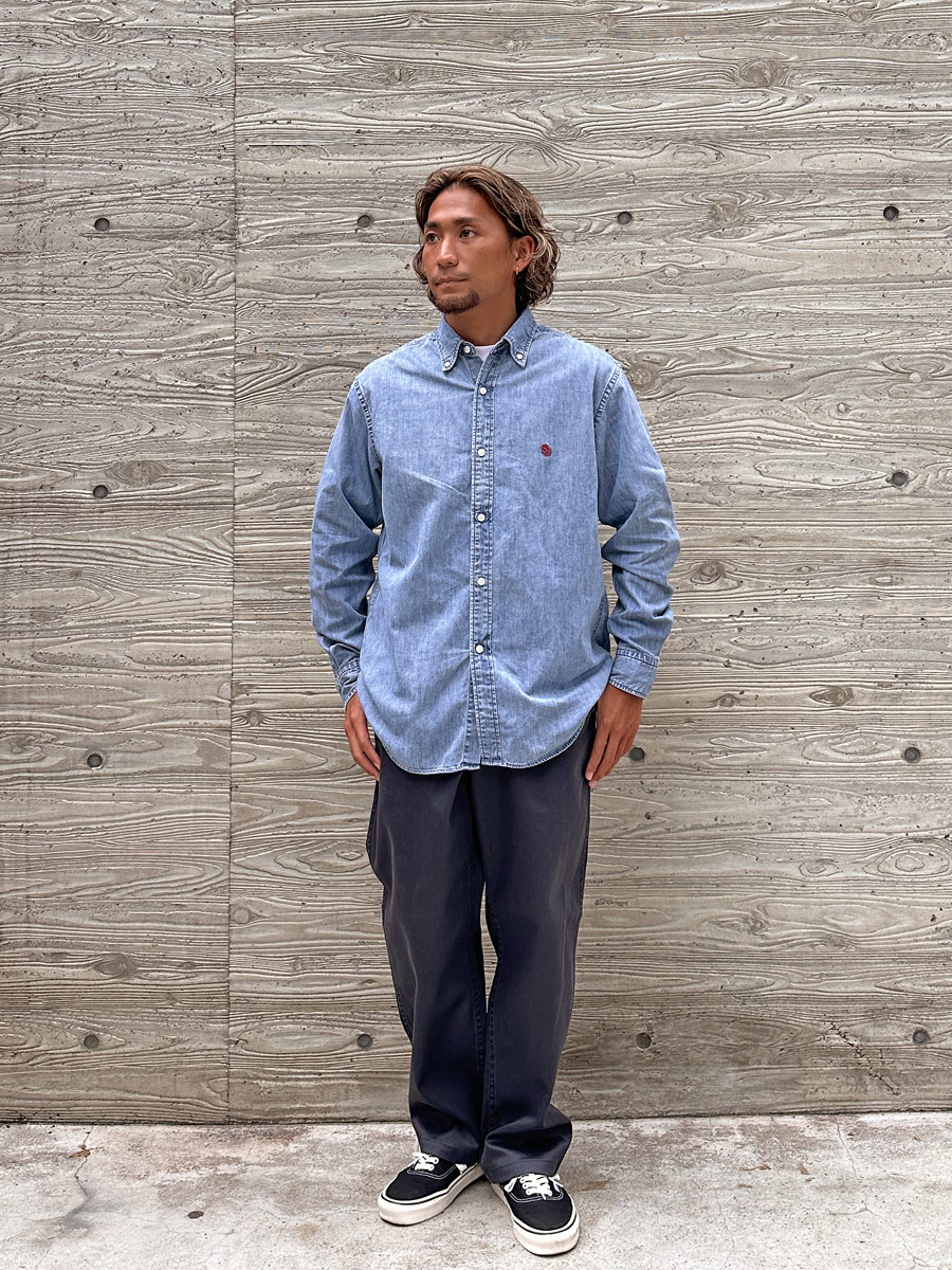 Standard California Denim Button-Down Shirt Vintage Wash delivery