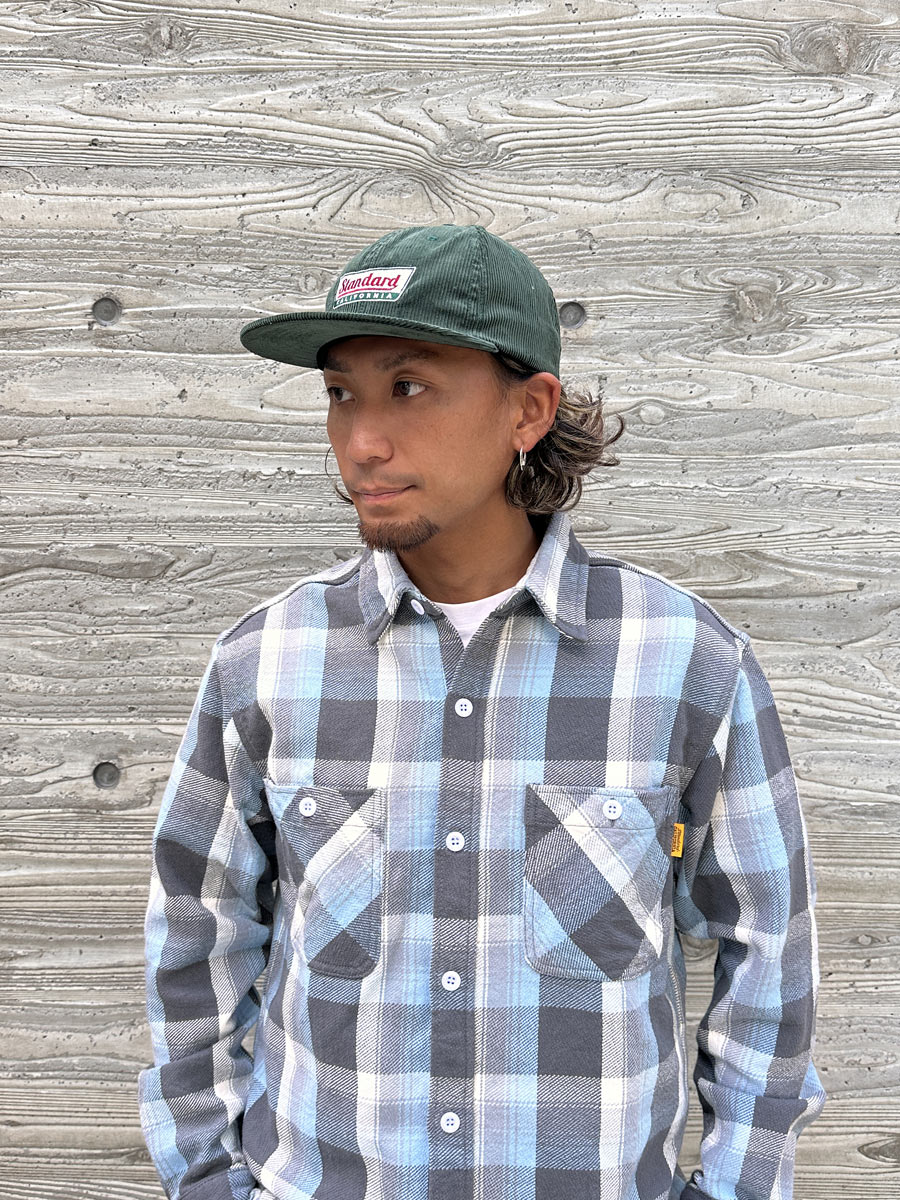 STANDARD CALIFORNIA CORDUROY LOGO CAP 緑-