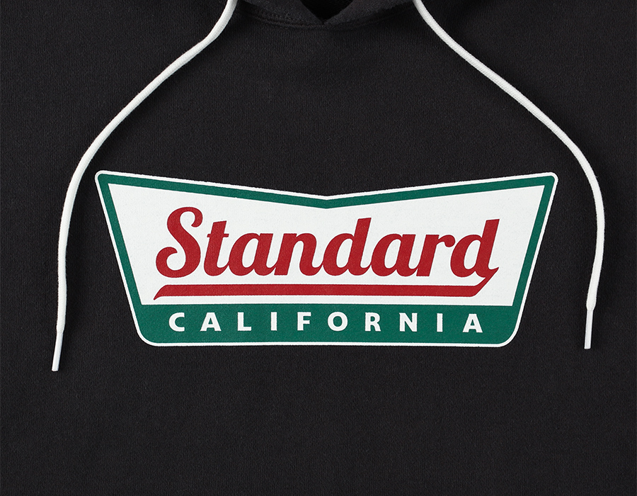 Standard California US Cotton Logo Hood Sweat delivery